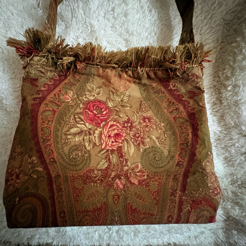 Floral Tapestry Tote Bag - Picture 8 of 10